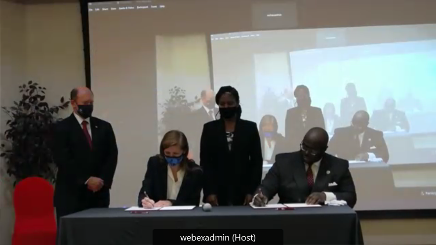 DSU USAID MOU signing